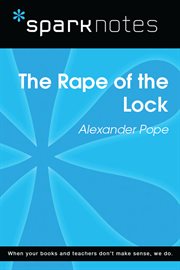 The rape of the lock cover image