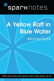 A yellow raft in blue water cover image