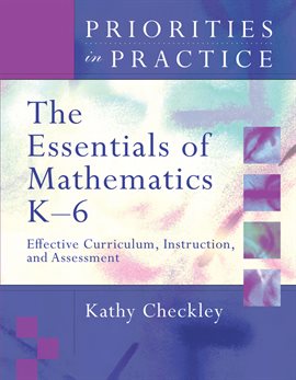 Cover image for The Essentials of Mathematics, K-6