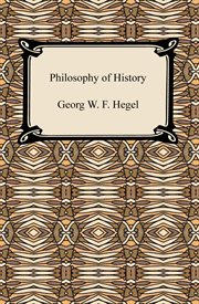 The philosophy of history cover image