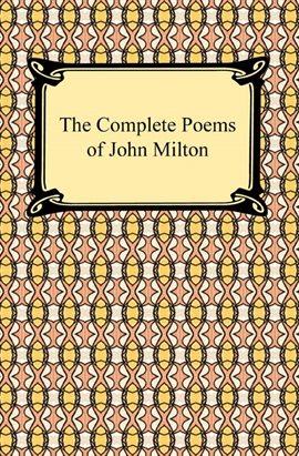 Cover image for The Complete Poems of John Milton