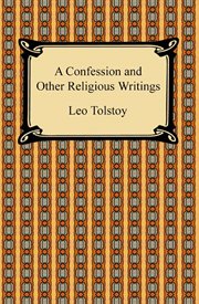 A confession and other religious writings cover image