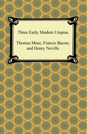 [Three early modern Utopias] : Utopia cover image