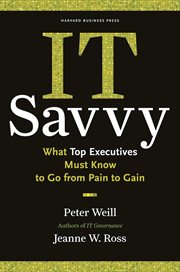 It savvy. What Top Executives Must Know to Go from Pain to Gain cover image