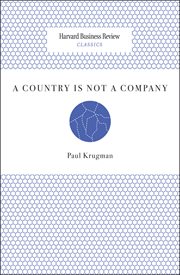 A Country Is Not a Company cover image