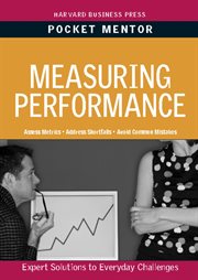 Measuring performance : expert solutions to everyday challenges cover image