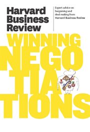 Harvard business review on winning negotiations cover image