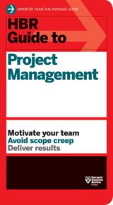 HBR's guide to project management cover image