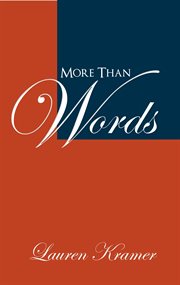 More than words cover image