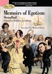 Memoirs of egotism cover image