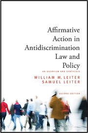 Affirmative Action in Antidiscrimination Law and Policy : an Overview and Synthesis cover image