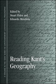 Reading kant's geography cover image