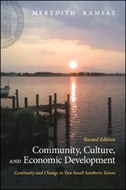 Community, culture, and economic development cover image