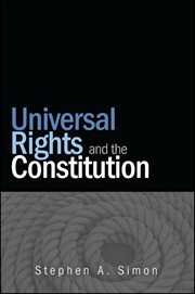 Universal rights and the constitution cover image