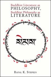 Buddhist literature as philosophy, Buddhist philosophy as literature cover image