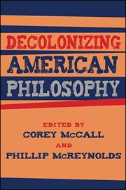 Decolonizing American philosophy cover image