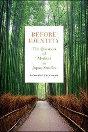 Before identity : the question of methodin Japan studies cover image