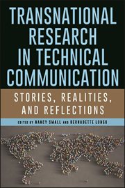 Transnational research in technical communication : stories, realities, and reflections cover image