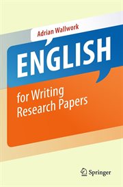 English for Writing Research Papers cover image