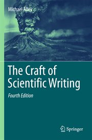 The craft of scientific writing cover image