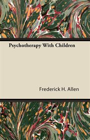 Psychotherapy with children cover image