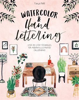 Cover image for Watercolor & Hand Lettering