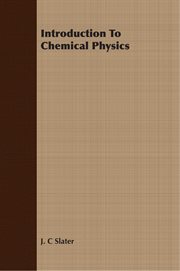 Introduction to chemical physics cover image