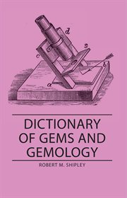 Dictionary of gems and gemology cover image