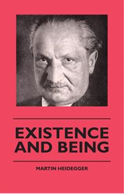 Existence and being cover image
