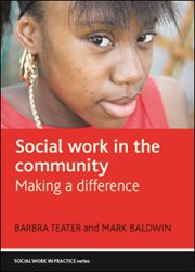 Social work in the community: making a difference cover image