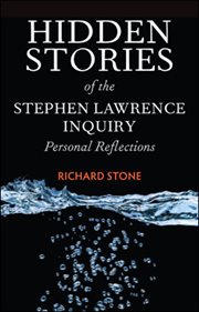 Hidden stories of the Stephen Lawrence inquiry cover image