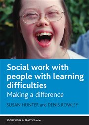 Social work with people with learning difficulties: bmaking a difference cover image