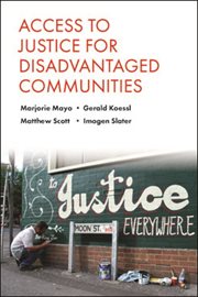 Access to justice for disadvantaged communities cover image
