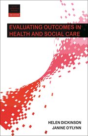 Evaluating outcomes in health and social care cover image