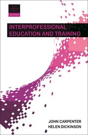 Interprofessional education and training cover image