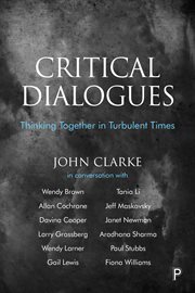 Critical dialogues : thinking together in turbulent times cover image
