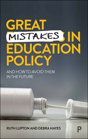 Great mistakes in education policy. And How to Avoid Them in the Future cover image