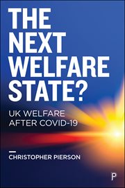 The next welfare state?. UK Welfare after COVID-19 cover image