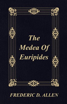 Cover image for The Medea Of Euripides