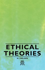Ethical theories; : a book of readings cover image
