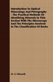 Introduction to optical mineralogy and petrography cover image