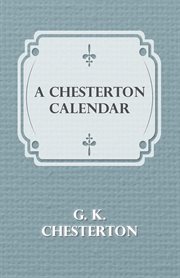 Chesterton Calendar cover image