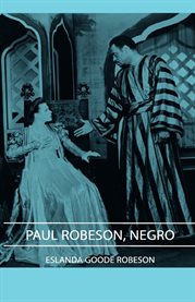 Paul Robeson, Negro cover image