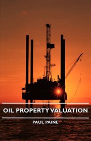 Oil Property Valuation cover image
