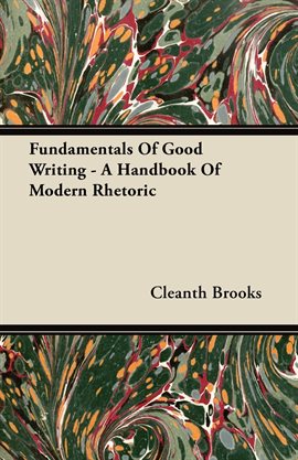 Cover image for Fundamentals Of Good Writing