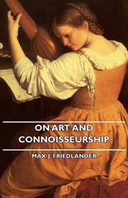 On art and connoisseurship cover image