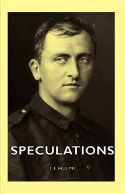 Speculations: essays on humanism and the philosophy of art cover image