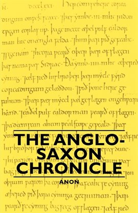 Image de couverture de The AngloSaxon Chronicle