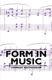 Form in music cover image
