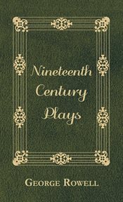 Nineteenth century plays cover image